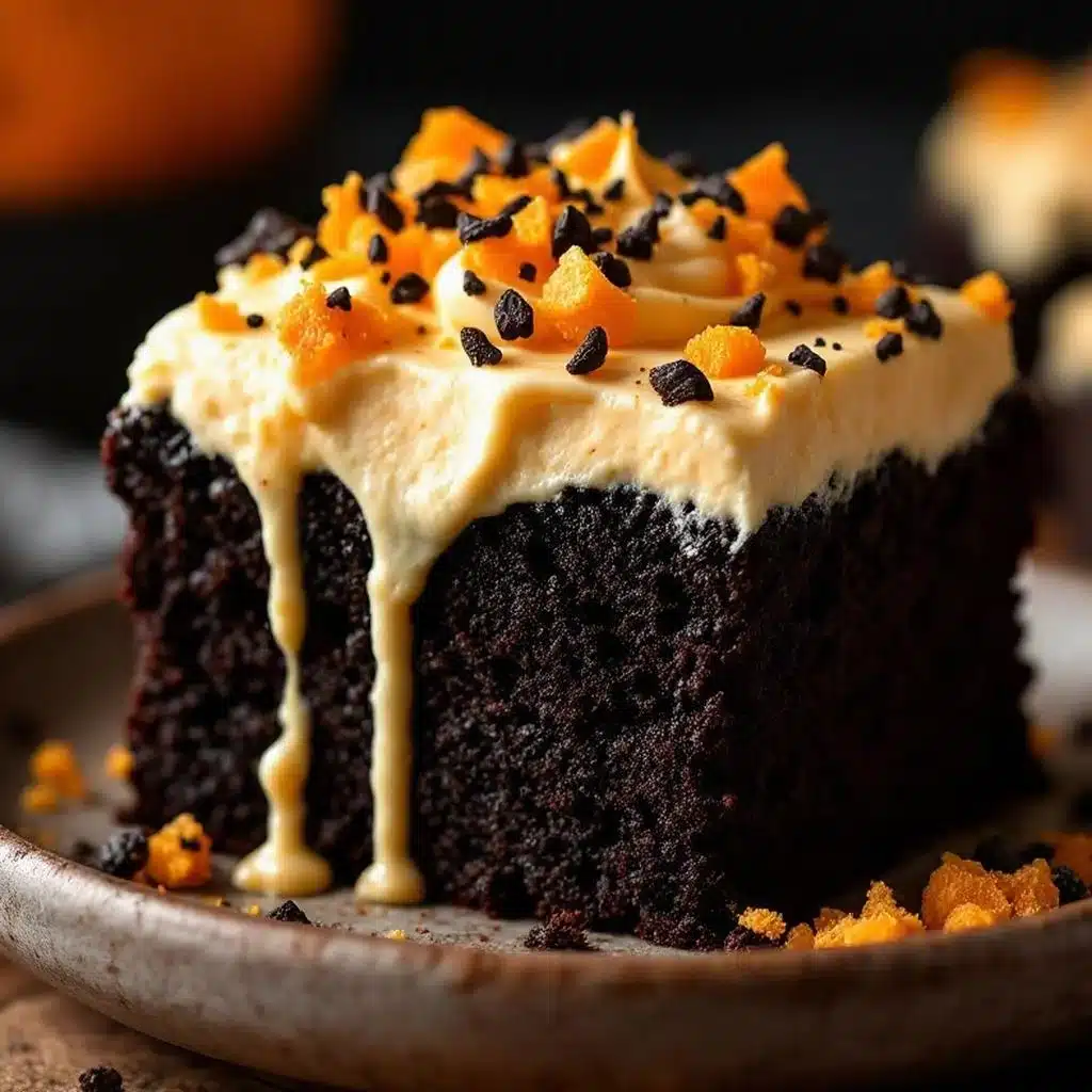 black velvet halloween brownies - featured image