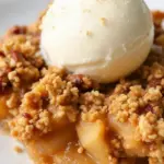 brown butter apple crisp - featured image