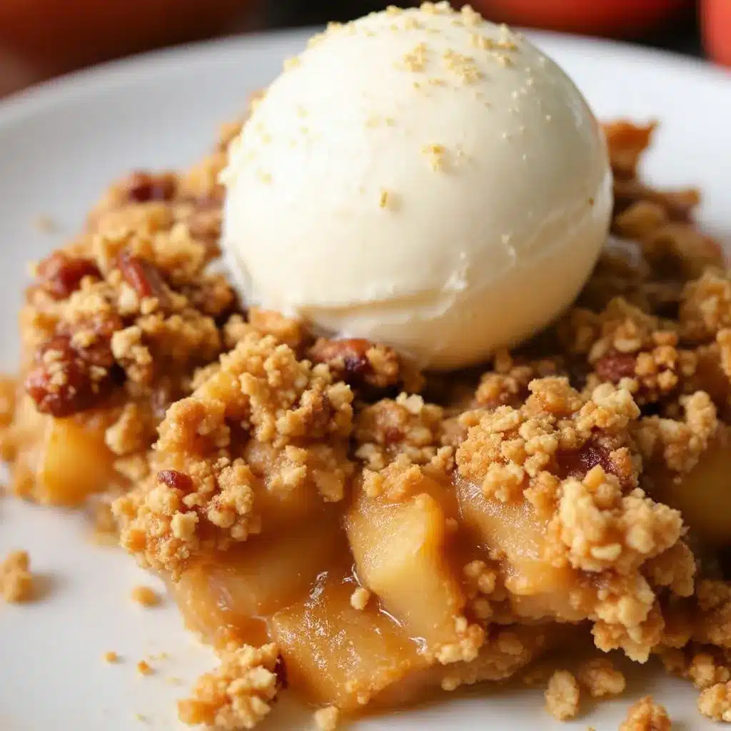 brown butter apple crisp preparation steps