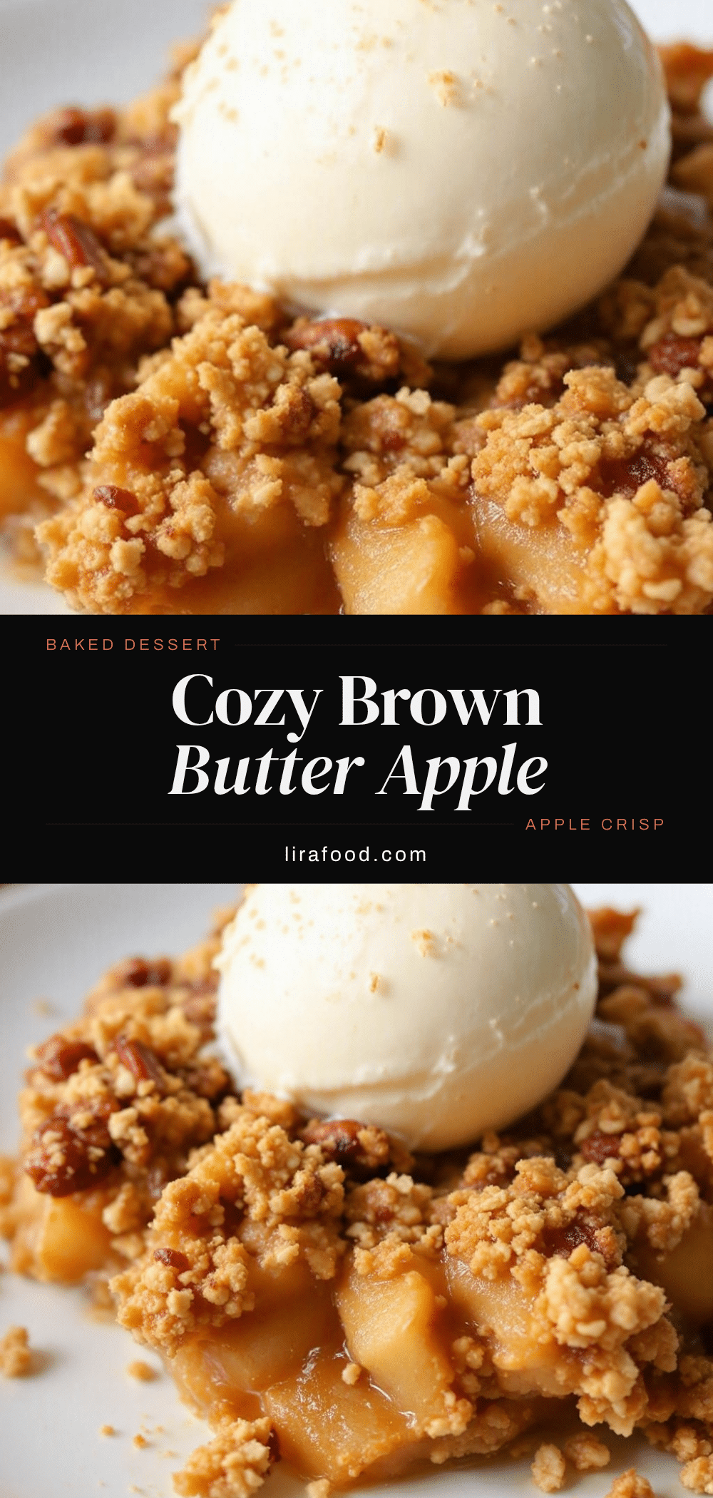 brown butter apple crisp recipe