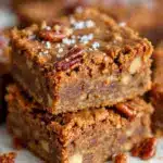 Chewy Maple Pecan Blondies - featured image