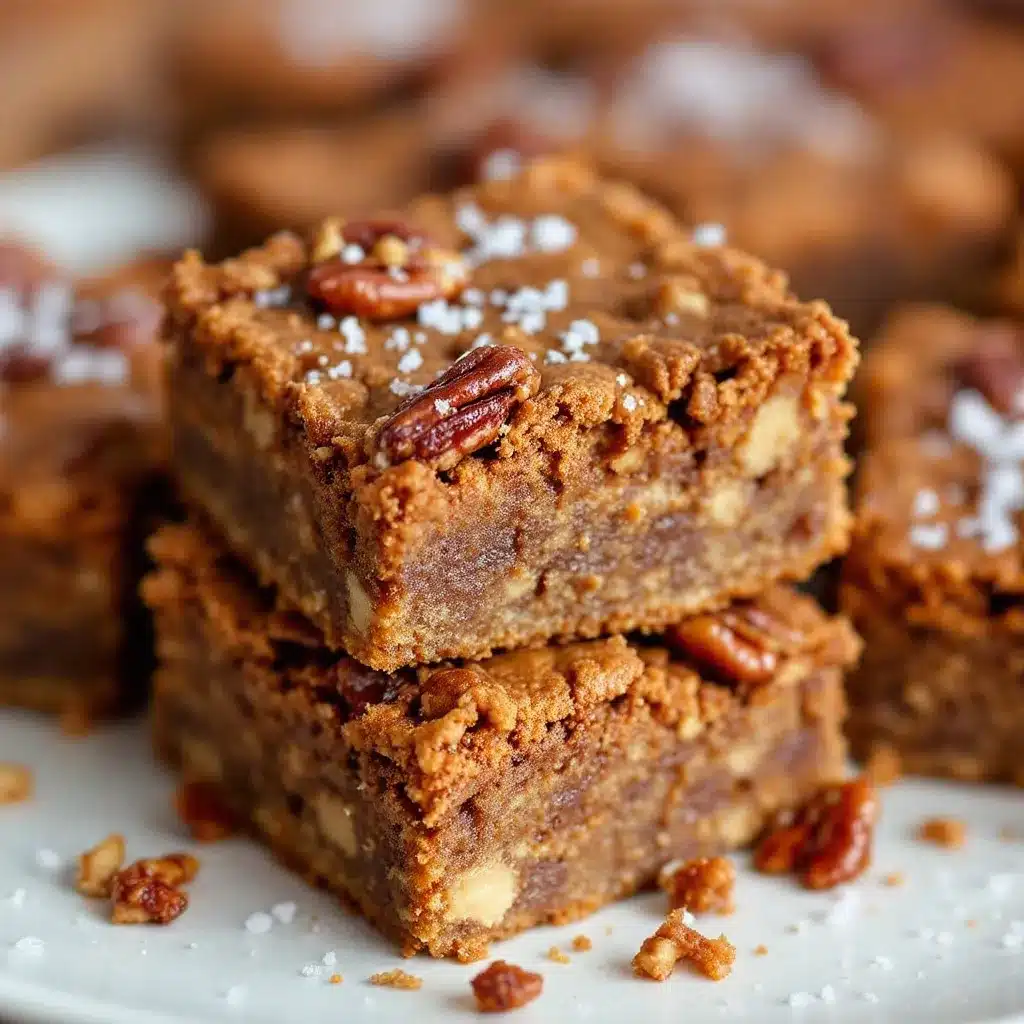 Chewy Maple Pecan Blondies preparation steps