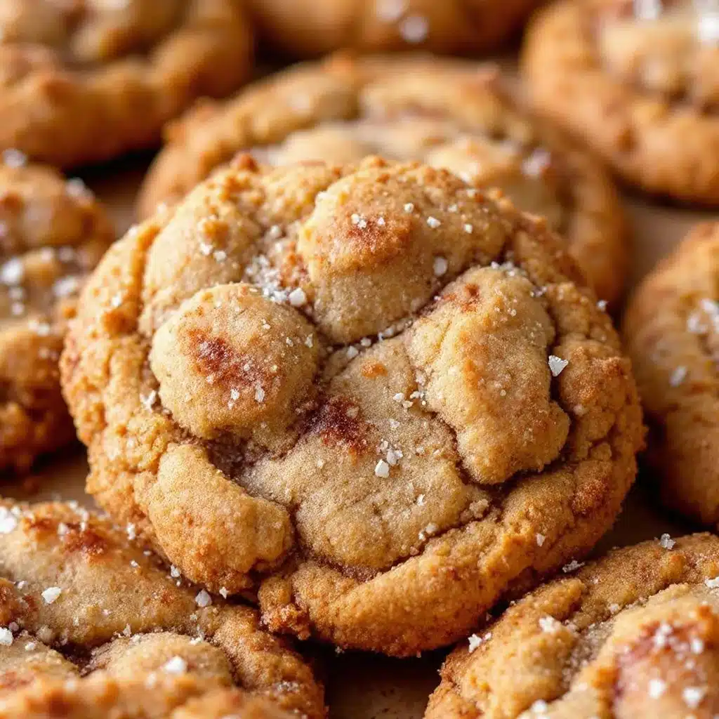 chewy pumpkin snickerdoodle cookies - featured image