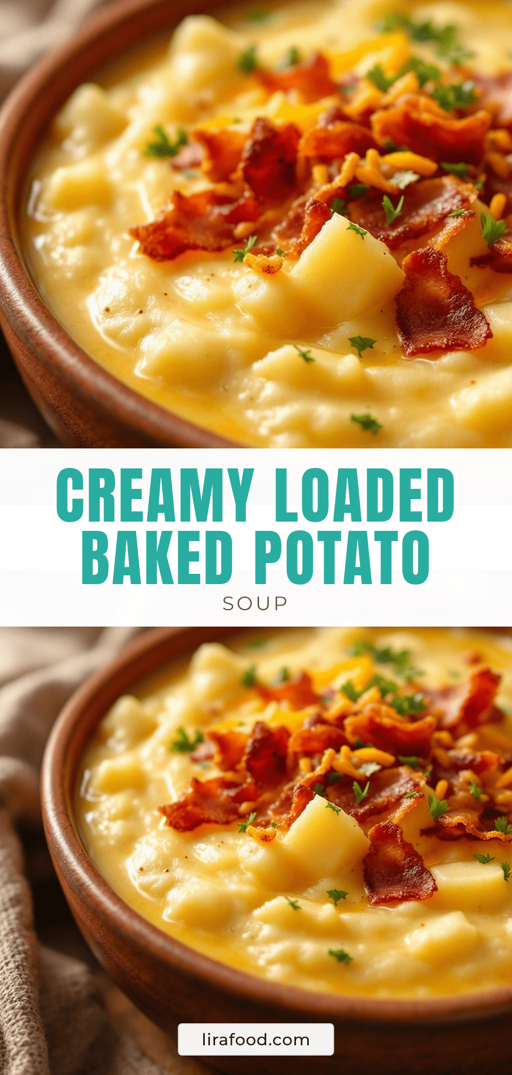 cozy loaded baked potato soup recipe