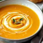 cozy roasted butternut squash soup - featured image