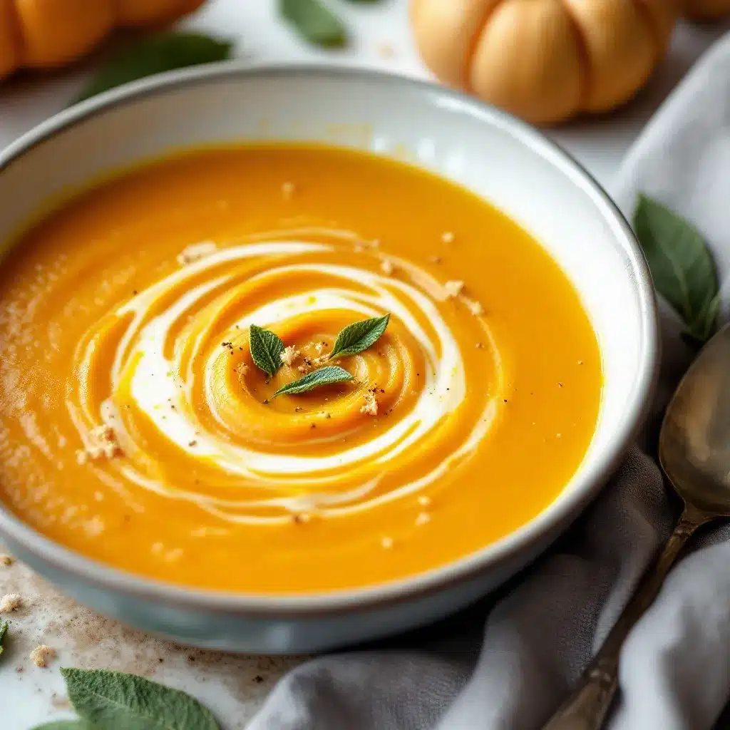 cozy roasted butternut squash soup preparation steps
