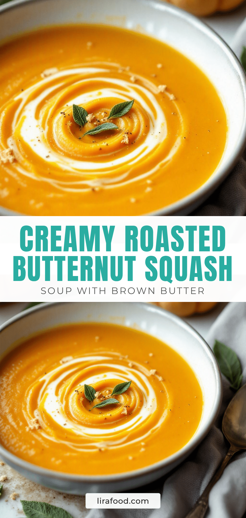 cozy roasted butternut squash soup recipe