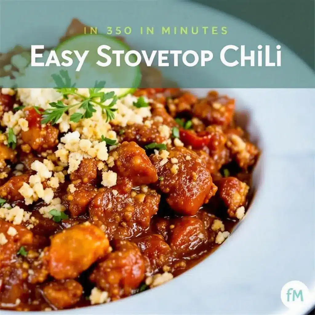 cozy stovetop chili preparation steps