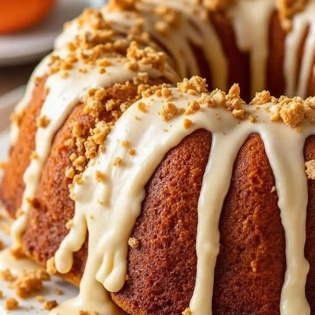Cream Cheese Filled Pumpkin Bundt Cake - featured image