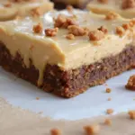 creamy Biscoff pumpkin cheesecake bars - featured image
