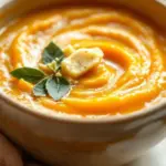 creamy honeynut squash soup - featured image