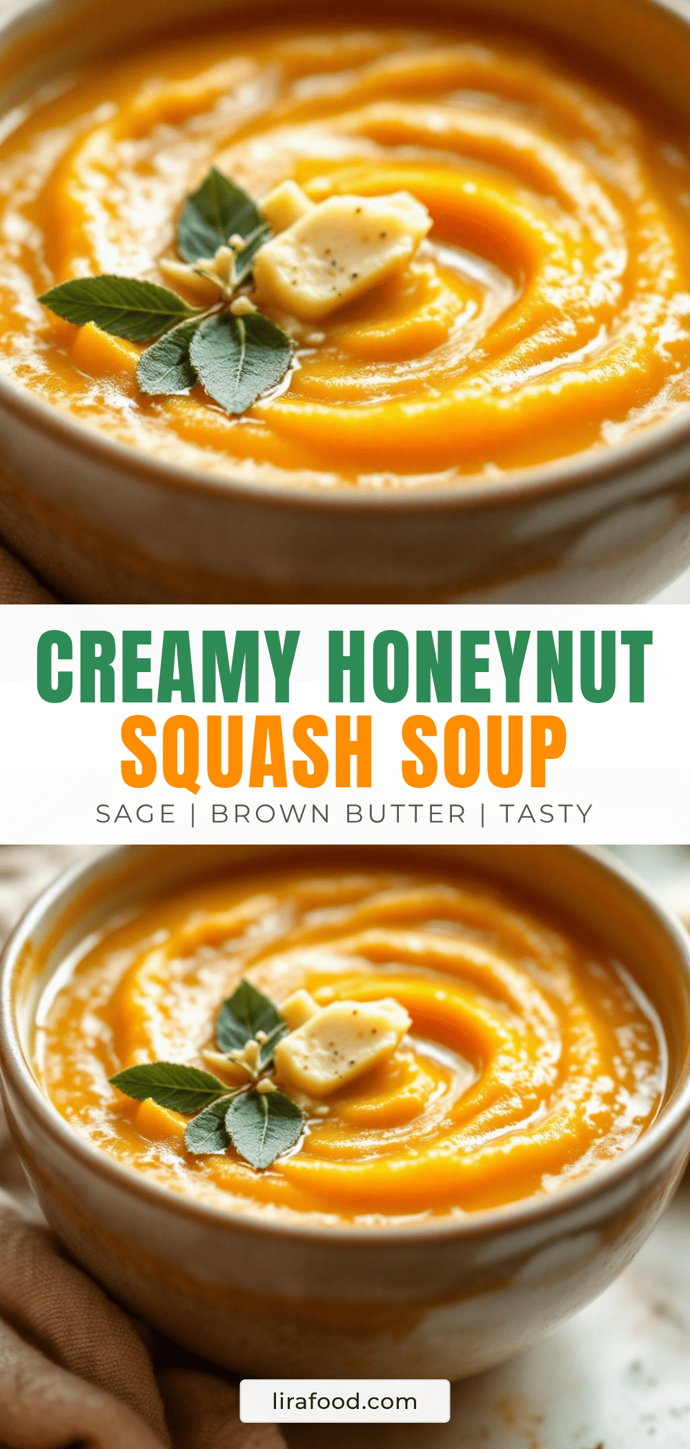 creamy honeynut squash soup recipe