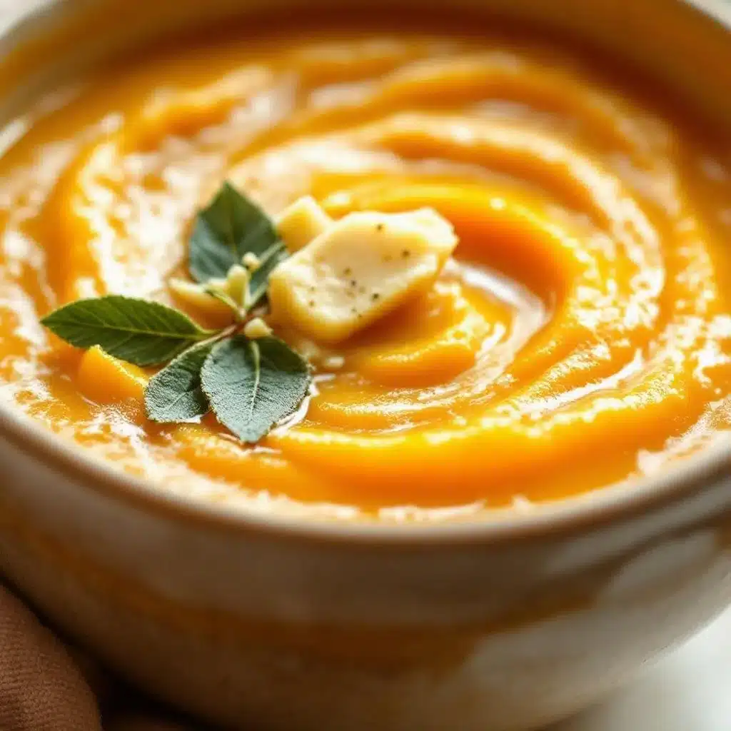 creamy honeynut squash soup - featured image