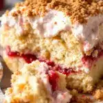 creamy no-bake strawberry shortcake icebox cake - featured image