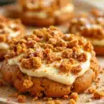 creamy pumpkin pie cookies - featured image