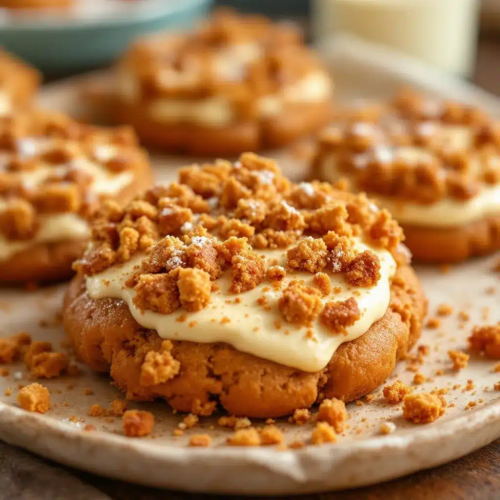 creamy pumpkin pie cookies preparation steps