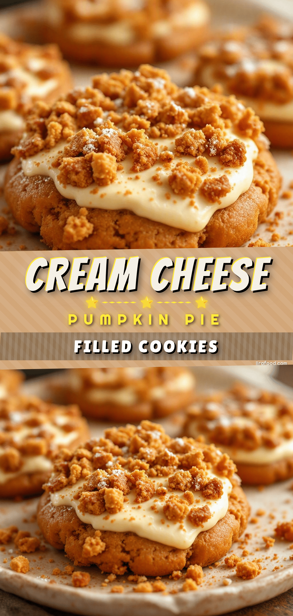 creamy pumpkin pie cookies recipe