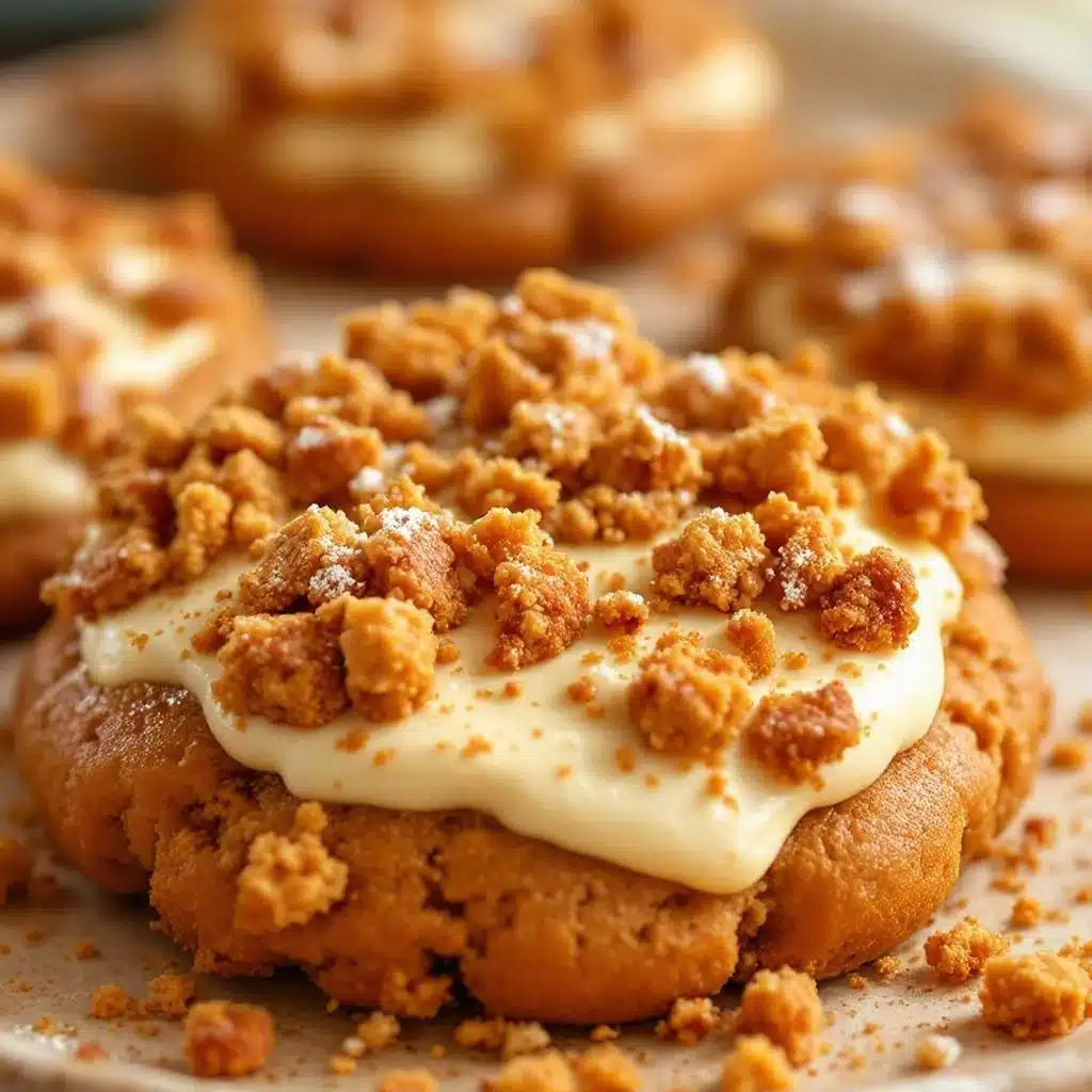 creamy pumpkin pie cookies - featured image