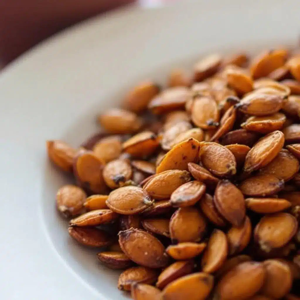Crispy Air Fryer Cinnamon Sugar Pumpkin Seeds - featured image