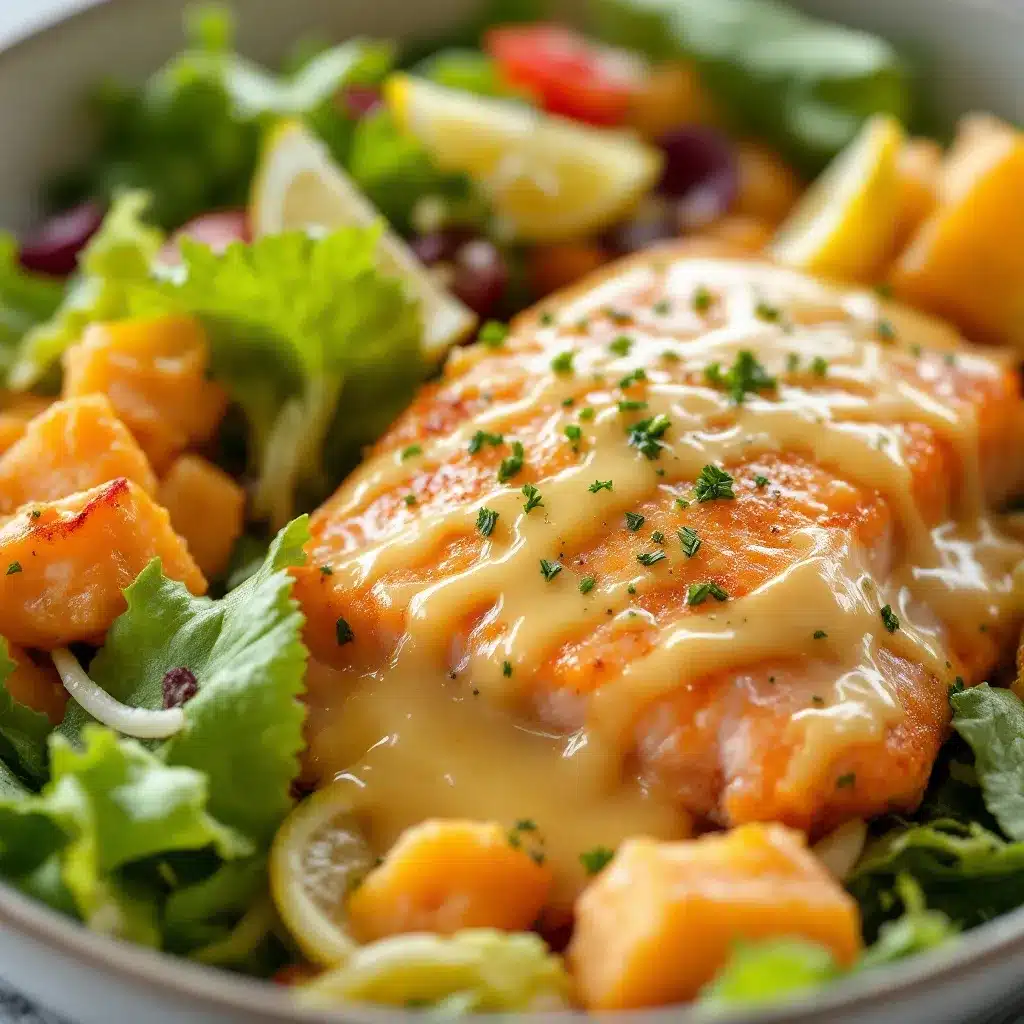 Crispy Air Fryer Salmon with Lemon Butter preparation steps