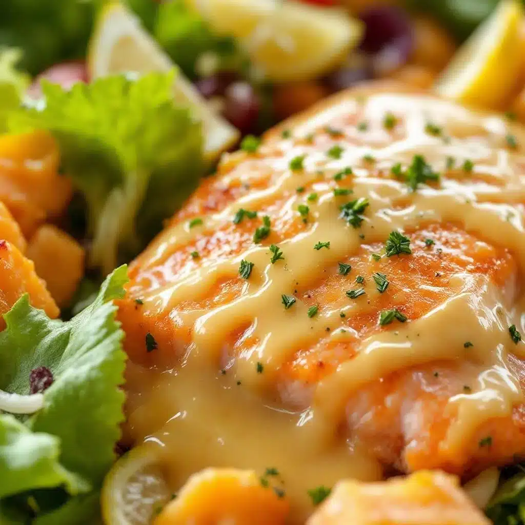 Crispy Air Fryer Salmon with Lemon Butter - featured image