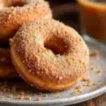 Crispy Baked Apple Cider Donuts - featured image