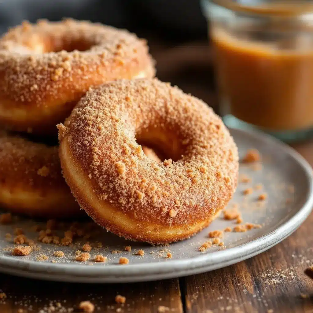 Crispy Baked Apple Cider Donuts preparation steps