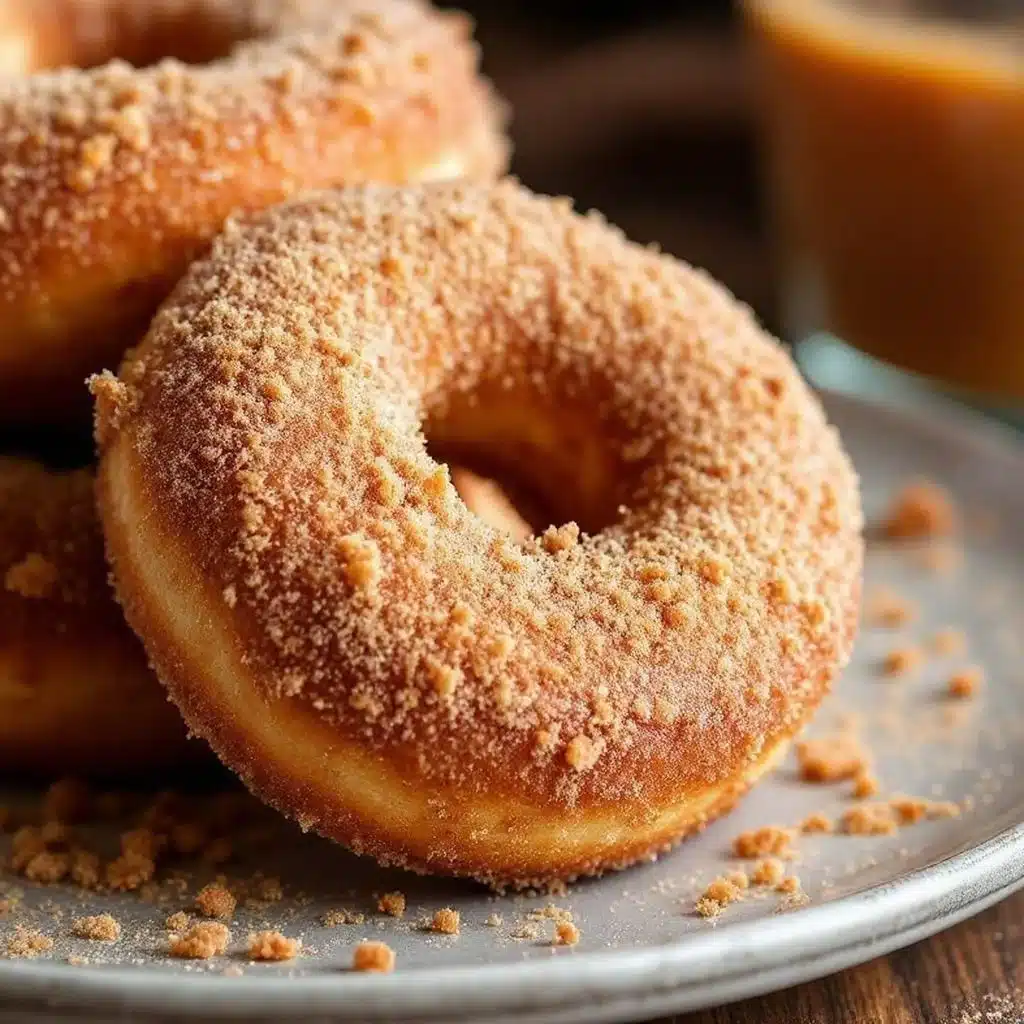 Crispy Baked Apple Cider Donuts - featured image