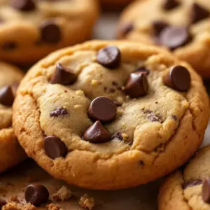 Crispy Bakery-Style Brown Butter Chocolate Chip Cookies - featured image