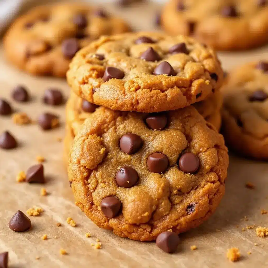 crispy brown butter pumpkin spice chocolate chip cookies preparation steps