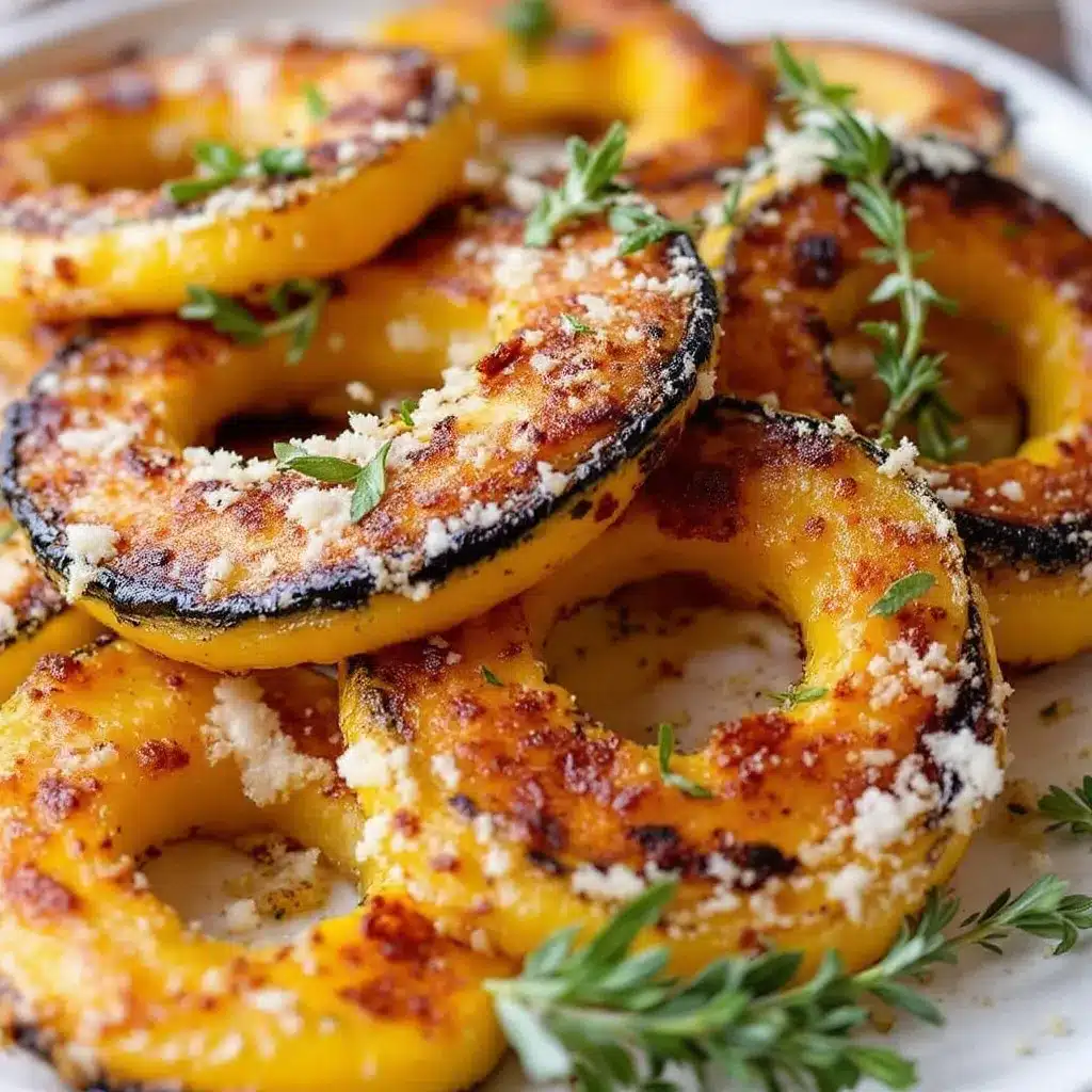 Crispy Delicata Squash Rings preparation steps