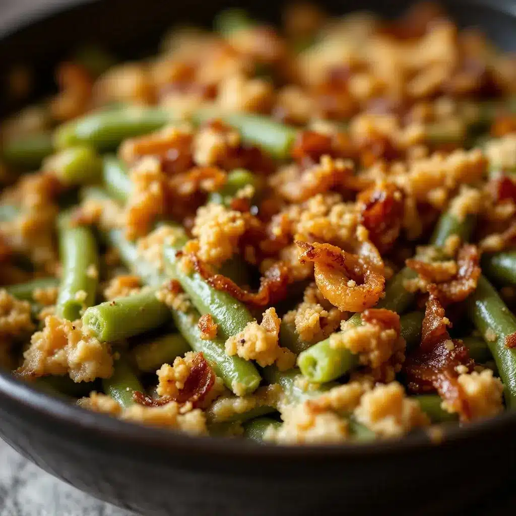 Crispy Green Bean Casserole preparation steps