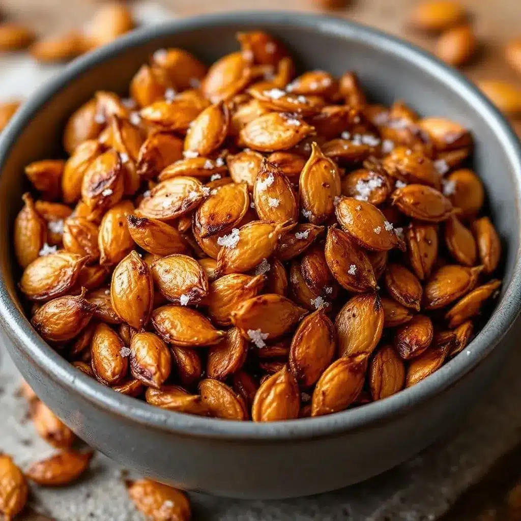 crispy maple roasted pumpkin seeds preparation steps