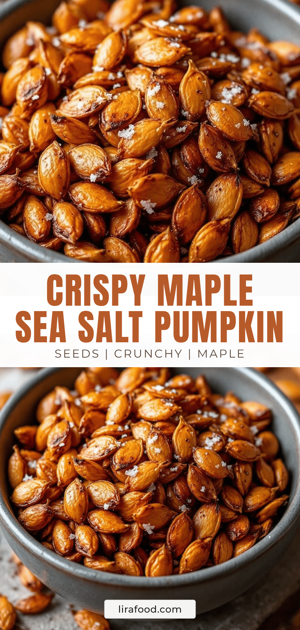 crispy maple roasted pumpkin seeds recipe