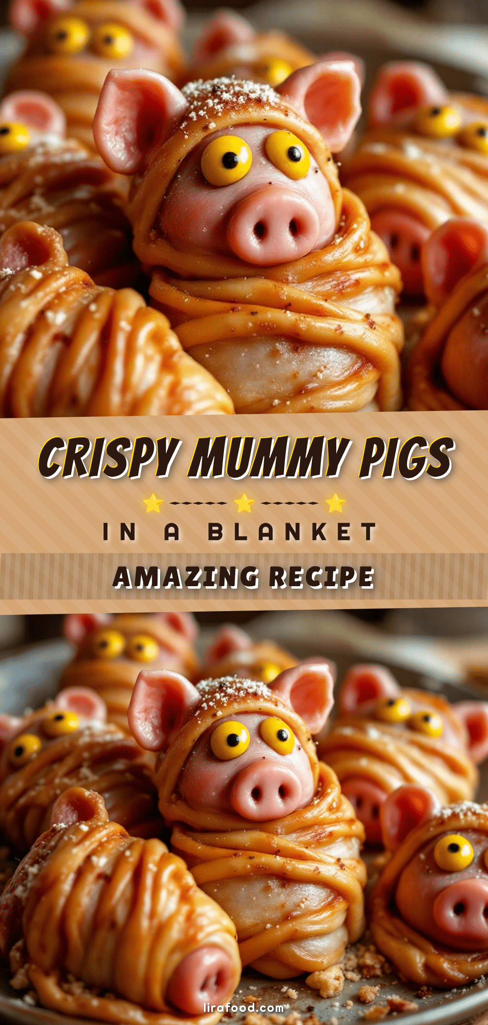 crispy mummy pigs in a blanket recipe