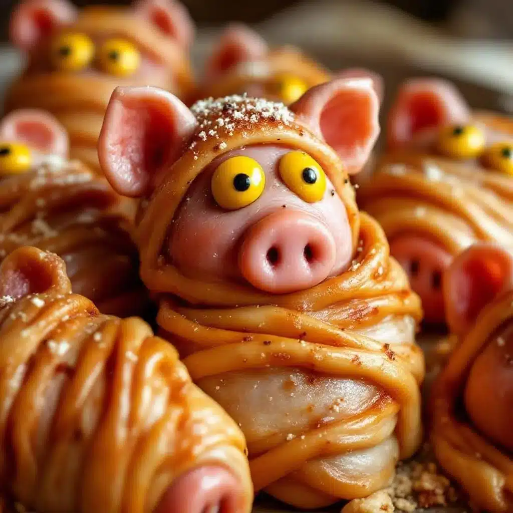 crispy mummy pigs in a blanket - featured image