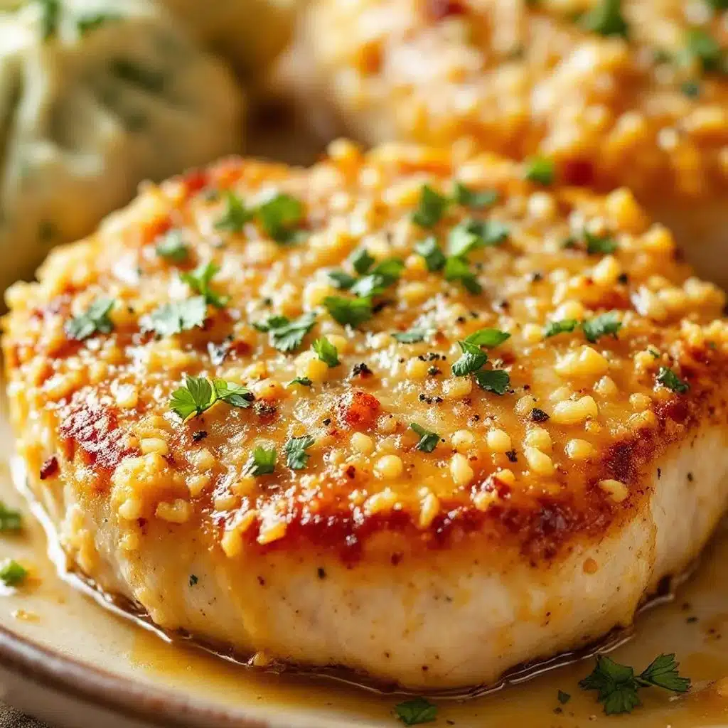 Crispy Parmesan Crusted Pork Chops - featured image