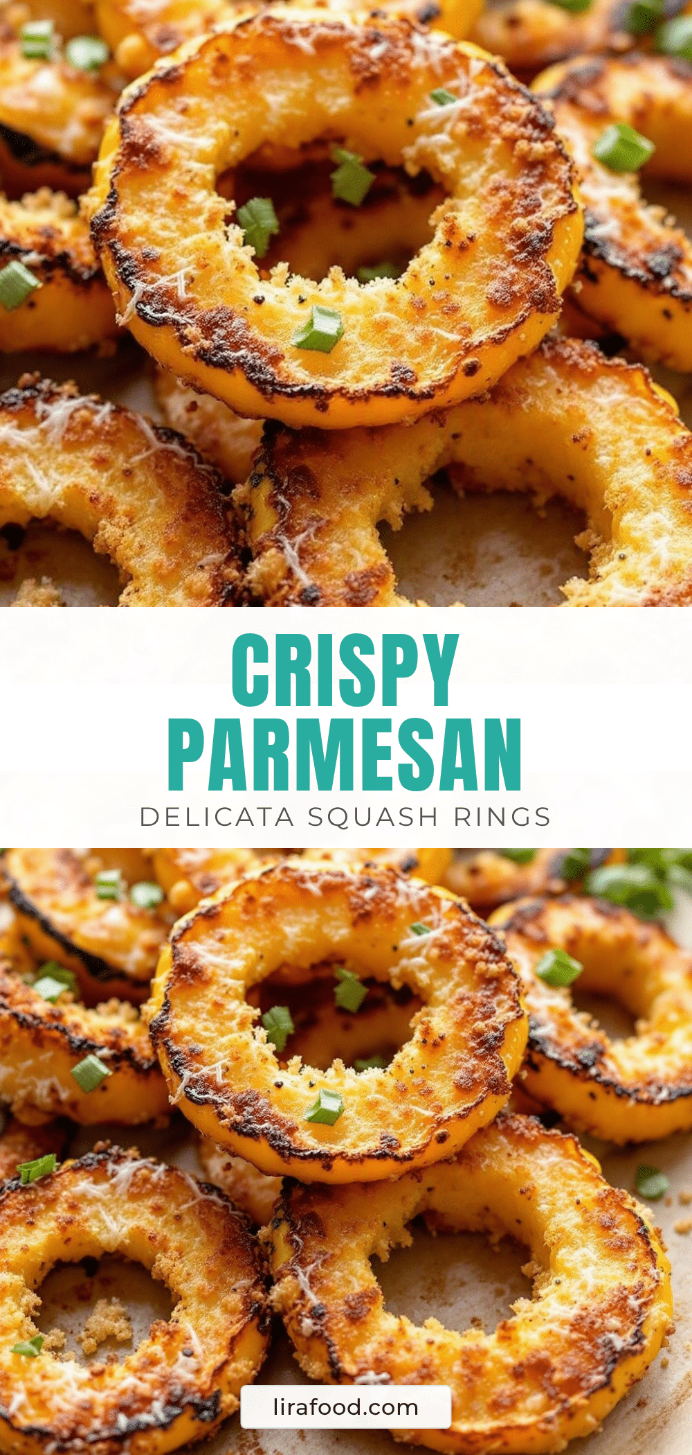 crispy parmesan delicata squash rings recipe