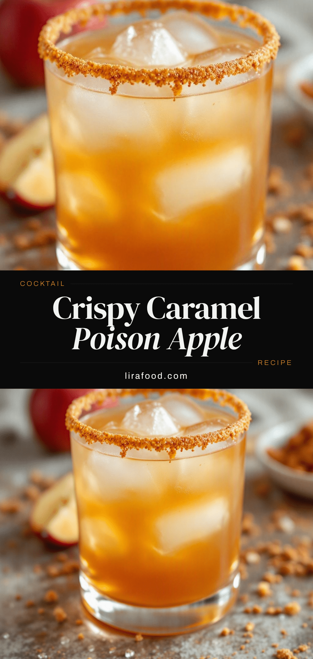 Crispy Poison Apple Vodka Cocktail recipe