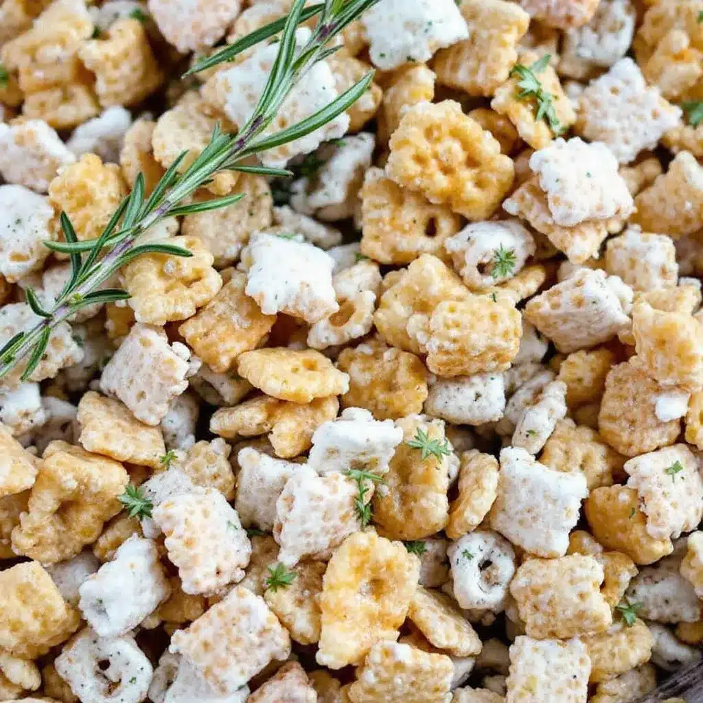 crispy ranch rosemary chex mix preparation steps
