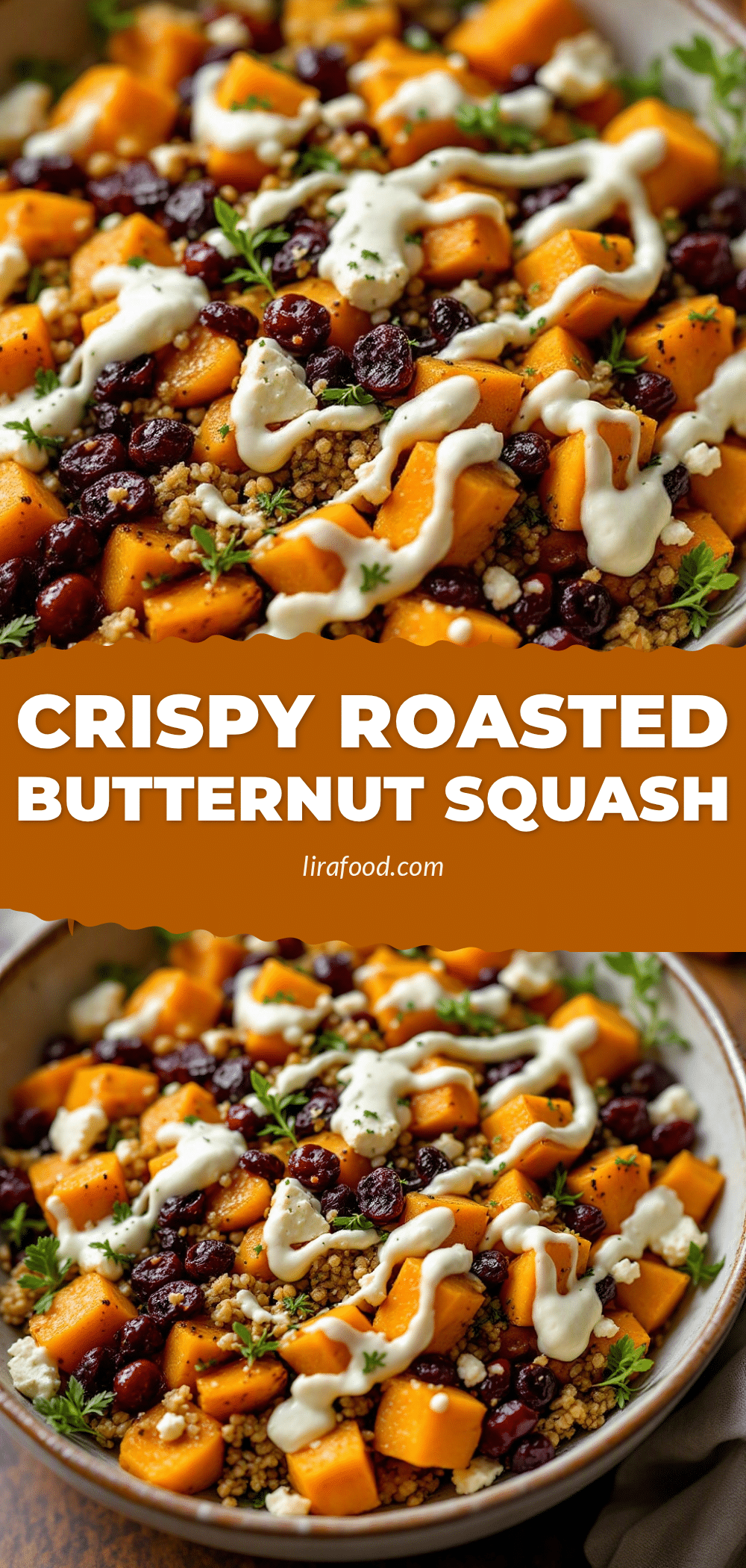 crispy roasted butternut squash harvest salad recipe
