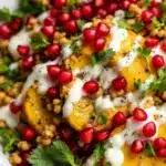 crispy roasted delicata squash salad - featured image
