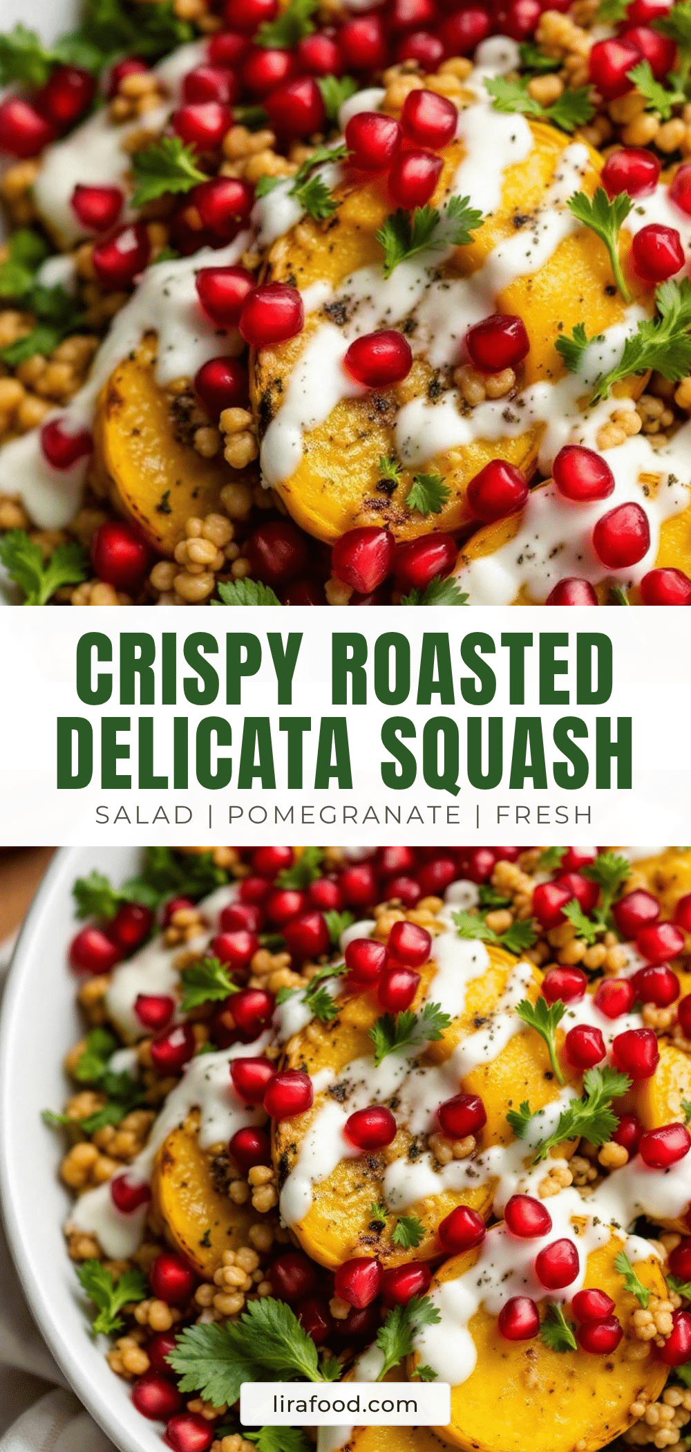 crispy roasted delicata squash salad recipe