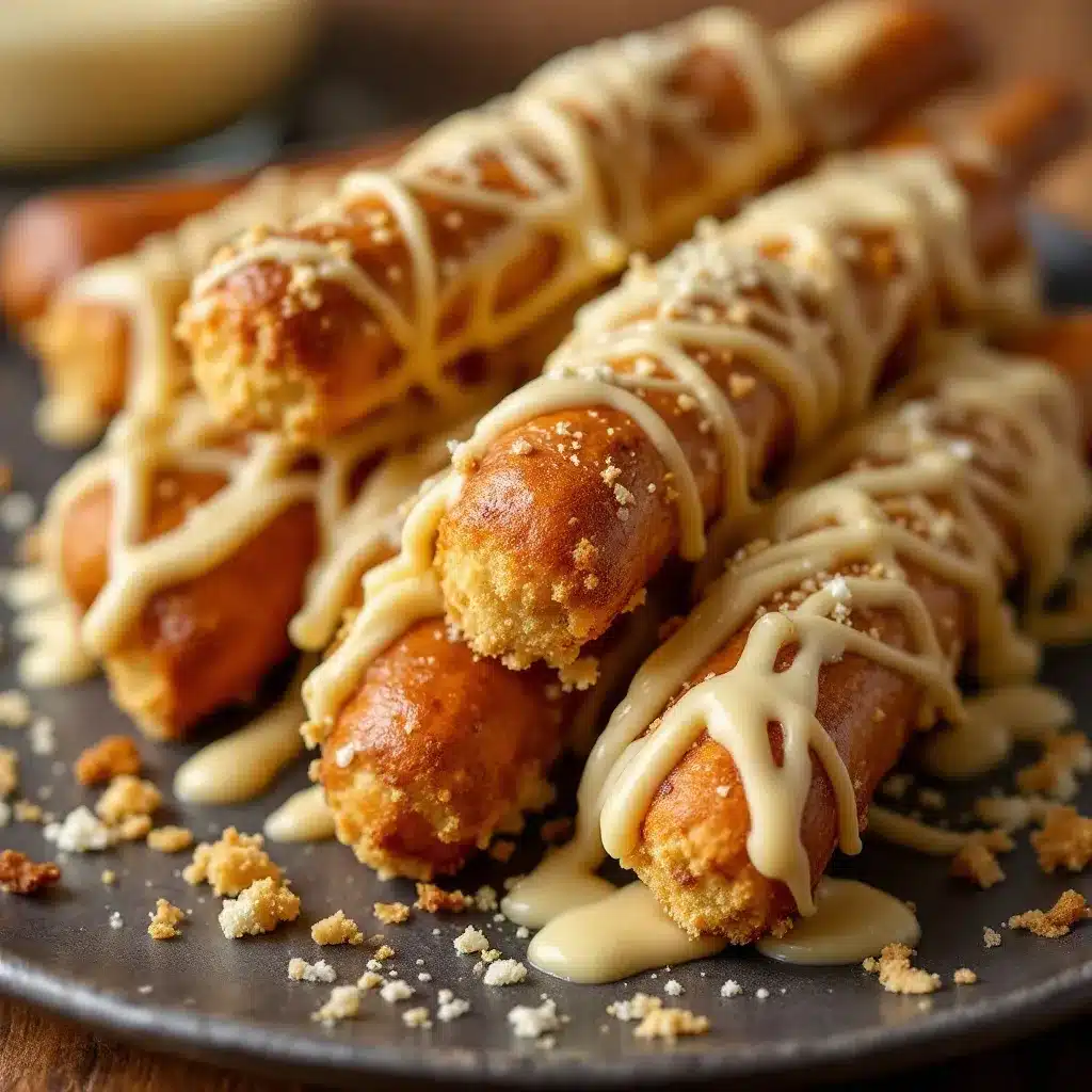 Crispy White Chocolate Witch Finger Pretzels preparation steps