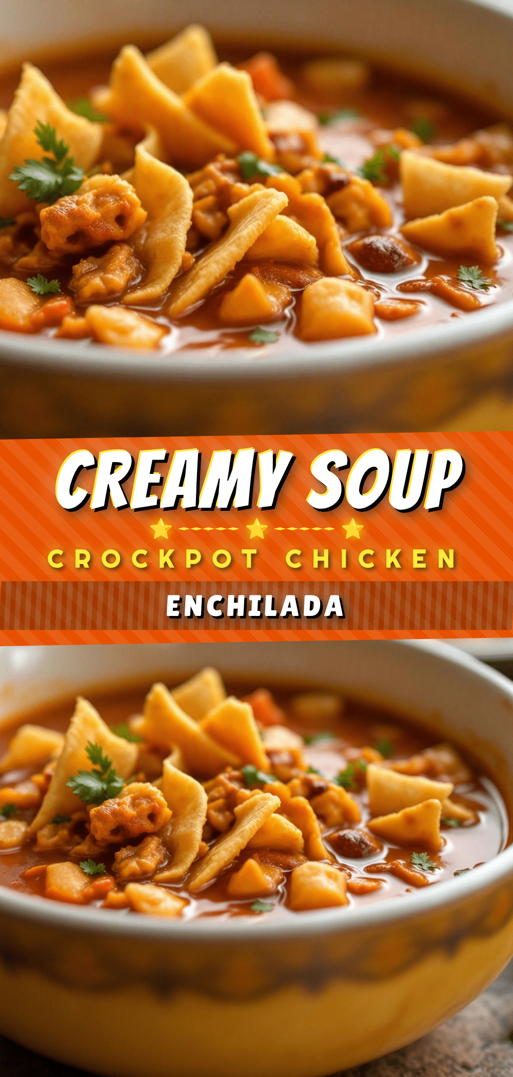 crockpot chicken enchilada soup recipe