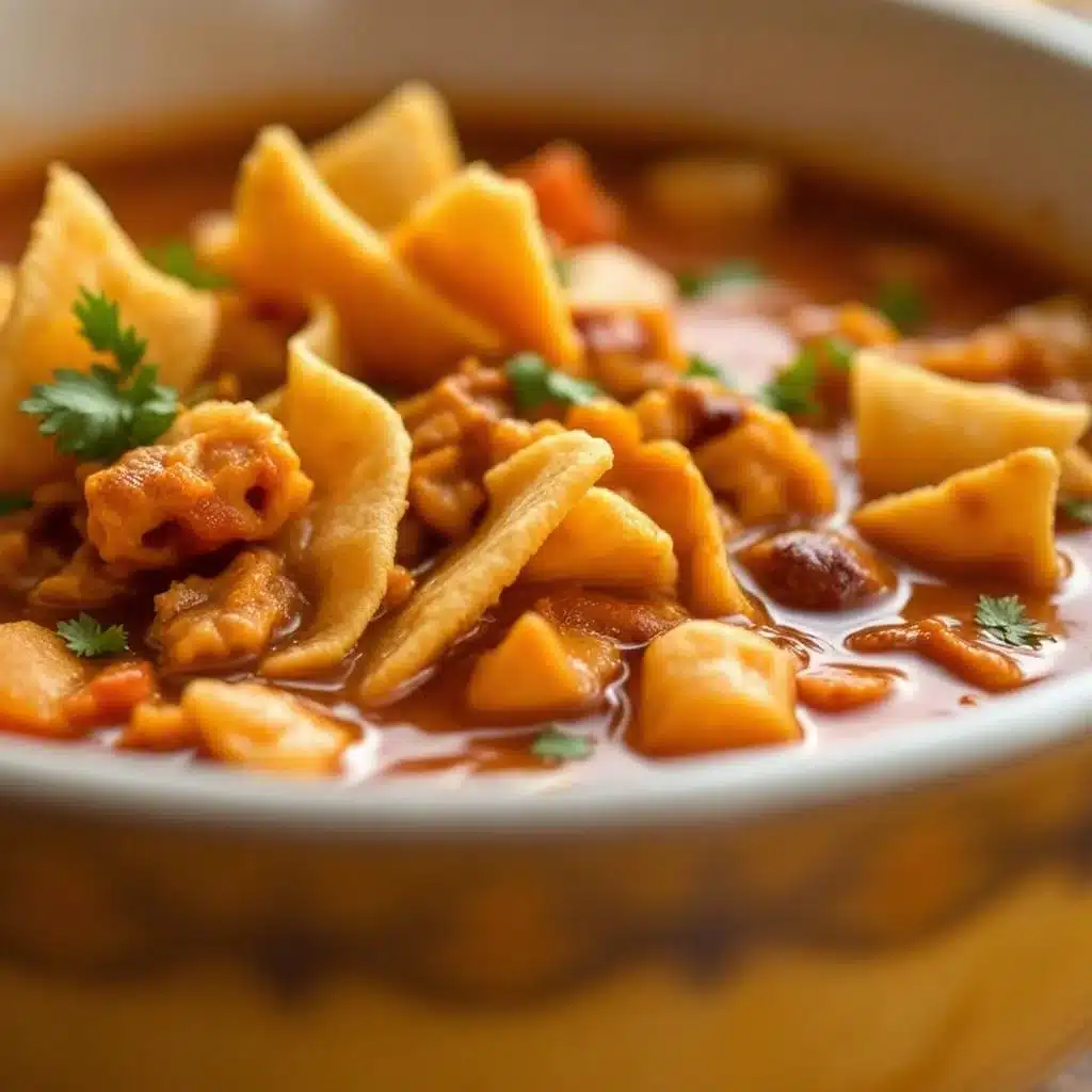 crockpot chicken enchilada soup - featured image