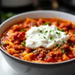 crockpot lasagna soup - featured image