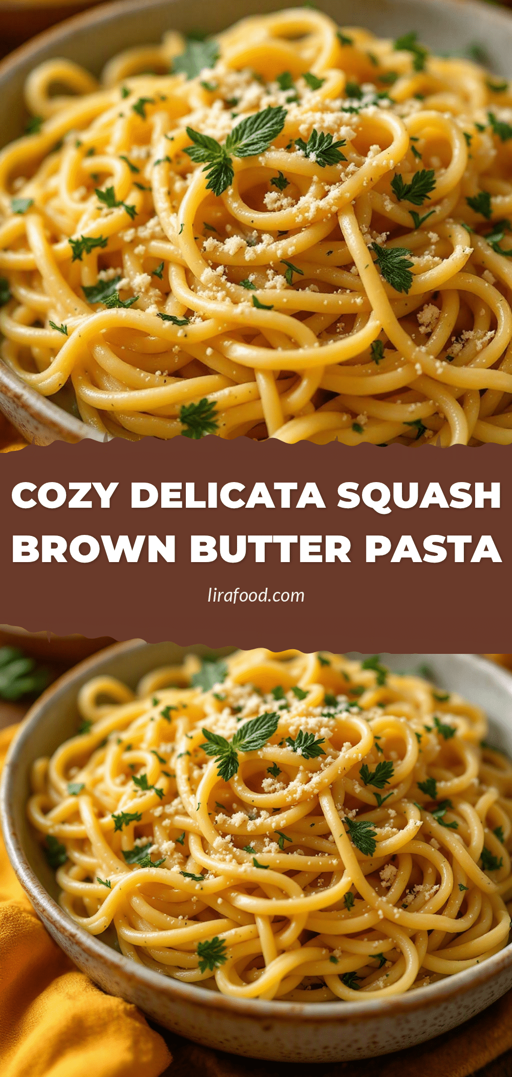 delicata squash pasta with sage brown butter recipe