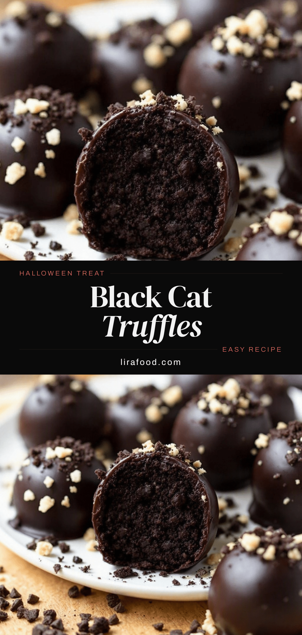 Easy Black Cat Oreo Truffles recipe