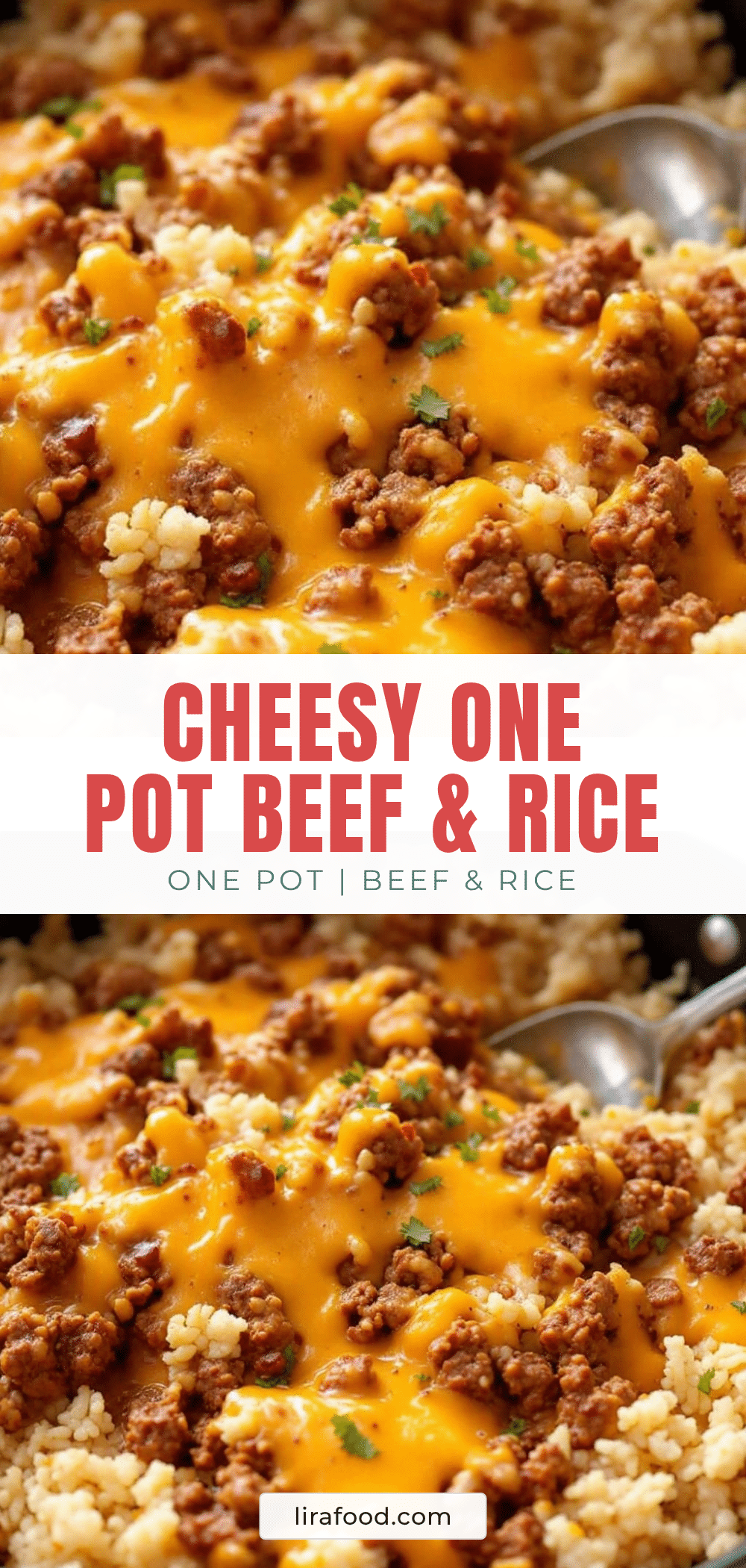 easy cheesy ground beef and rice skillet recipe